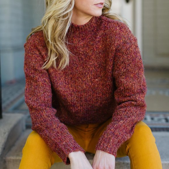 RD Style Rust With Me Sweater NWT S, M - Picture 1 of 6